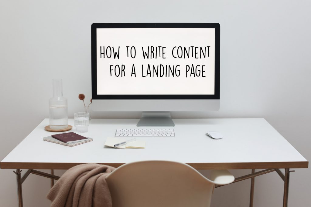 How to write content for landing page